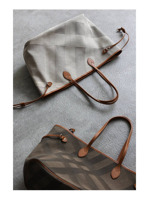 Never Full Large Tote Bag Commuter Bag - Zafari Studio Jewelry